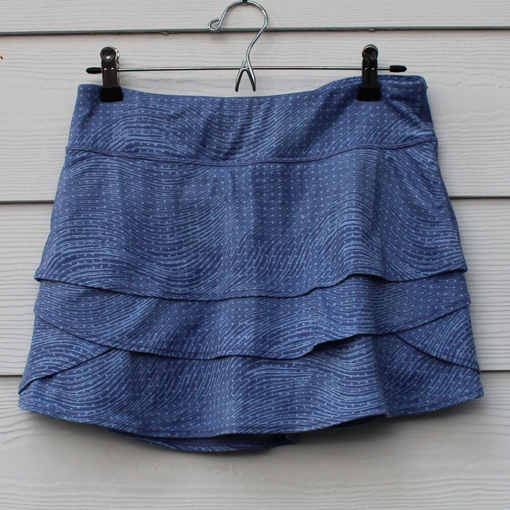 Athleta Girl Blue Wave Print Swing Skort - XXL (16)